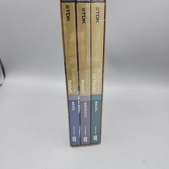 Opera Exclusive Giuseppe Verdi Falstaff Macbeth La Traviata TDK Gold Edition New - Picture 6 of 12